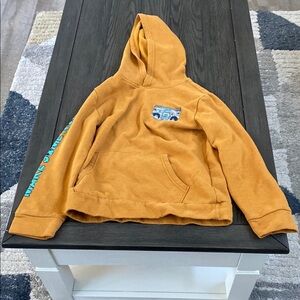 Kids Mustard Hoodie and goodie bag